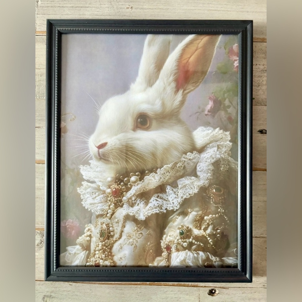 Elegant Rabbit Framed 8x10 Print